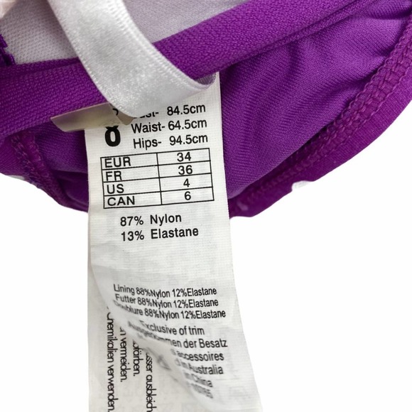 Seafolly Australia La Vita Bustier Orchid Purple - Picture 9 of 12